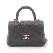 Chanel Vintage Pre-owned Tyg handvskor Black, Dam