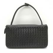 Bottega Veneta Vintage Pre-owned Laeder plnbcker Black, Dam