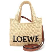 Loewe Pre-owned Pre-owned Tyg handvskor Beige, Dam