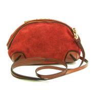 Burberry Vintage Pre-owned Mocka crossbodyvskor Red, Dam