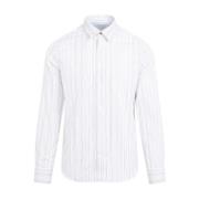 PS By Paul Smith Vit Bomull Skjorta Elegant Stil White, Herr