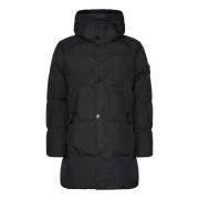 Stone Island Svart Parka Aw24 Black, Herr