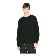 Moncler Ull-Kashmir Crewneck Sweater Black, Herr