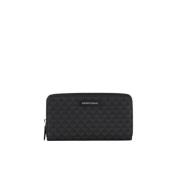 Emporio Armani Stiligt Plånbok Array Stor Black, Dam