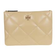 Tory Burch Vanilla Soft Serve Cross Body Väska Beige, Dam