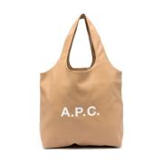 A.p.c. Beige Ninon Toteväska Beige, Dam