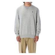 Ralph Lauren Herrkläder Stickat Andover Heather Aw24 Gray, Herr