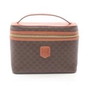 Celine Vintage Pre-owned Canvas handvskor Brown, Dam