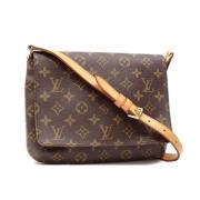 Louis Vuitton Vintage Pre-owned Tyg louis-vuitton-vskor Brown, Dam