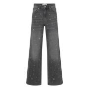 Essentiel Antwerp Nitar Straight Leg Jeans Black, Dam