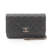 Chanel Vintage Pre-owned Tyg plnbcker Black, Dam