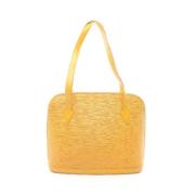 Louis Vuitton Vintage Pre-owned Laeder crossbodyvskor Yellow, Dam