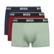 Hugo Boss Multifärgad Bomullsboxers - Slipstil Multicolor, Herr