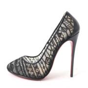 Christian Louboutin Pre-owned Pre-owned Tyg klackskor Black, Dam