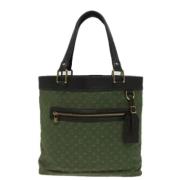 Louis Vuitton Vintage Pre-owned Canvas totevskor Green, Dam