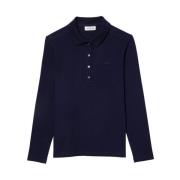 Lacoste Blå Polo Elegant Broderad Logotyp Blue, Dam