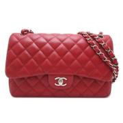 Chanel Vintage Pre-owned Laeder chanel-vskor Red, Dam