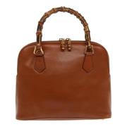 Gucci Vintage Pre-owned Laeder handvskor Brown, Dam