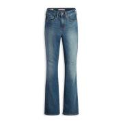 Levi's Hög Midja Bootcut Jeans Blue, Dam