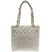 Chanel Vintage Pre-owned Laeder chanel-vskor White, Dam