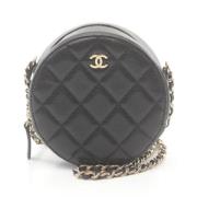 Chanel Vintage Pre-owned Tyg chanel-vskor Black, Dam