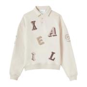 Axel Arigato Typo Polo Sweatshirt Beige, Herr