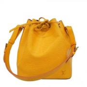 Louis Vuitton Vintage Pre-owned Tyg louis-vuitton-vskor Yellow, Dam