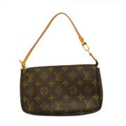 Louis Vuitton Vintage Pre-owned Tyg louis-vuitton-vskor Brown, Dam