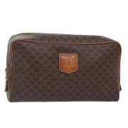 Celine Vintage Pre-owned Laeder kuvertvskor Brown, Dam