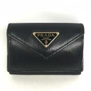 Prada Vintage Pre-owned Laeder plnbcker Black, Dam