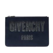 Givenchy Pre-owned Pre-owned Laeder kuvertvskor Blue, Dam