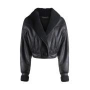 ViCOLO Svart Oversized Modern Jacka Black, Dam