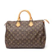 Louis Vuitton Vintage Pre-owned Canvas handvskor Brown, Dam