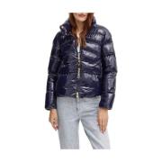 Pinko Stilren Micro Caban Jacka Blue, Dam