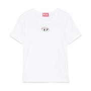 Diesel Vita T-shirts och Polos White, Dam