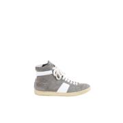 Yves Saint Laurent Vintage Pre-owned Mocka sneakers Gray, Herr