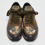 Valentino Vintage Pre-owned Laeder sneakers Multicolor, Dam