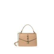 Love Moschino Axelväska - Stor Array Beige, Dam