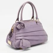 Valentino Vintage Pre-owned Laeder handvskor Purple, Dam