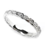 Chanel Vintage Pre-owned Metall ringar White, Dam