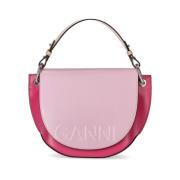 Ganni Cross Body Bags Pink, Dam