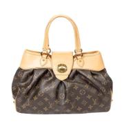 Louis Vuitton Vintage Pre-owned Canvas handvskor Brown, Dam