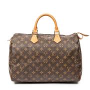 Louis Vuitton Vintage Pre-owned Canvas handvskor Brown, Dam