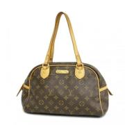 Louis Vuitton Vintage Pre-owned Tyg louis-vuitton-vskor Brown, Dam