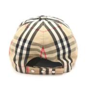 Burberry Vintage Pre-owned Bomull hattar-och-kepsar Beige, Dam