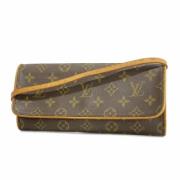 Louis Vuitton Vintage Pre-owned Tyg louis-vuitton-vskor Brown, Dam