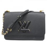 Louis Vuitton Vintage Pre-owned Tyg louis-vuitton-vskor Black, Dam