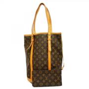 Louis Vuitton Vintage Pre-owned Tyg louis-vuitton-vskor Brown, Dam