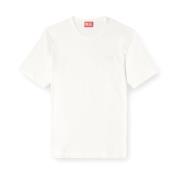 Diesel Kräm T-shirts och Polos Beige, Herr