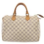 Louis Vuitton Vintage Pre-owned Canvas louis-vuitton-vskor White, Dam